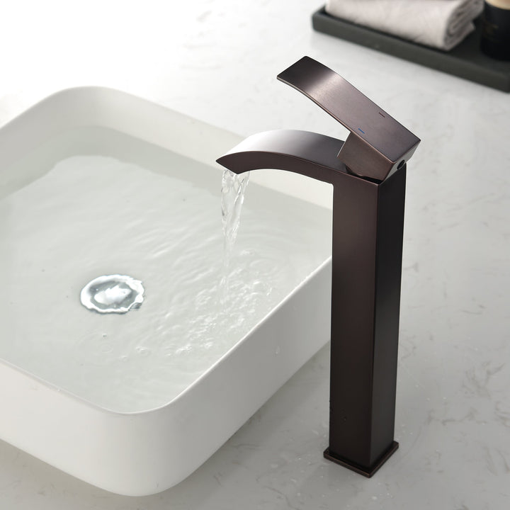 1-Handle Single Hole Bathroom Sink Faucet