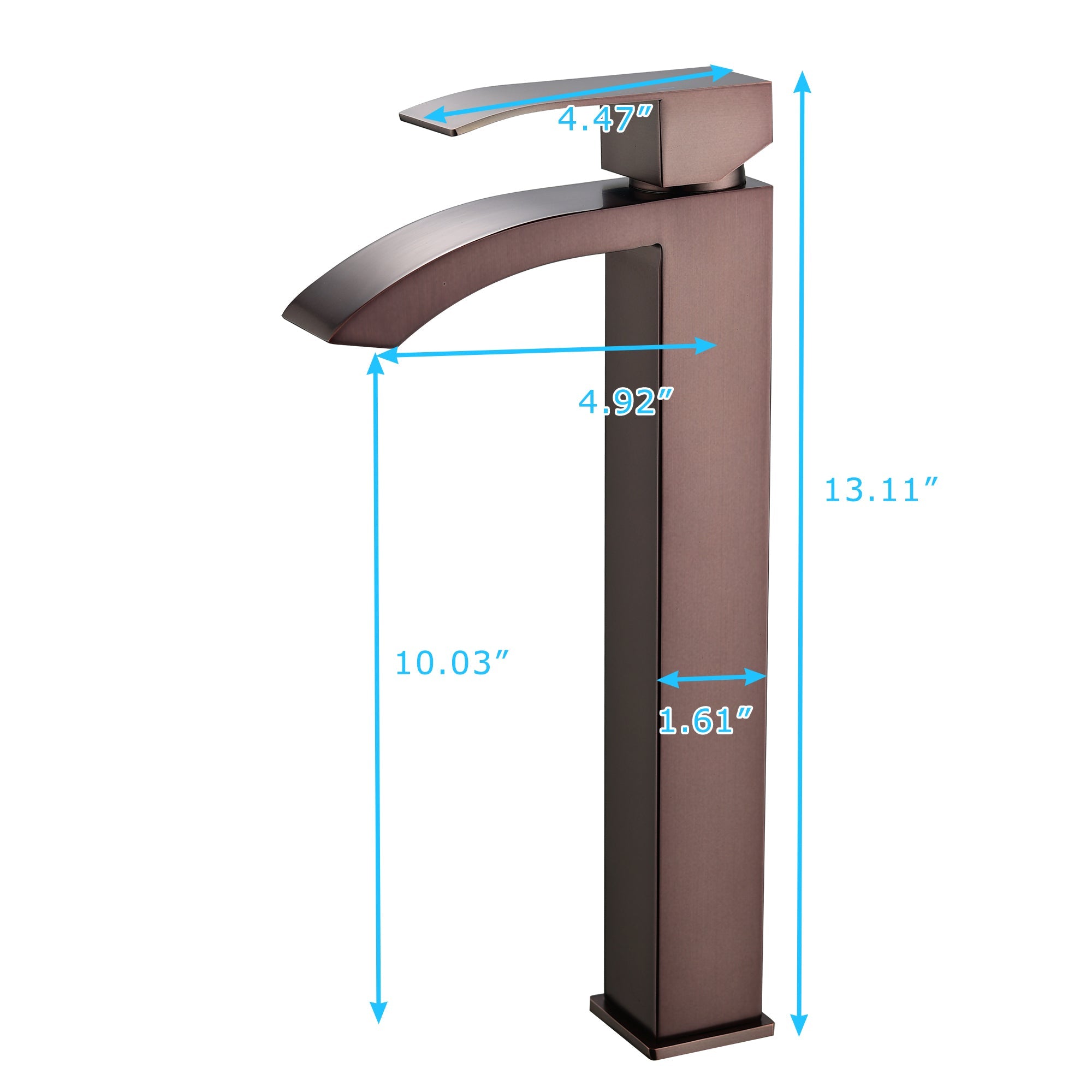 Single Handle Single Hole Bathroom Sink with Faucet