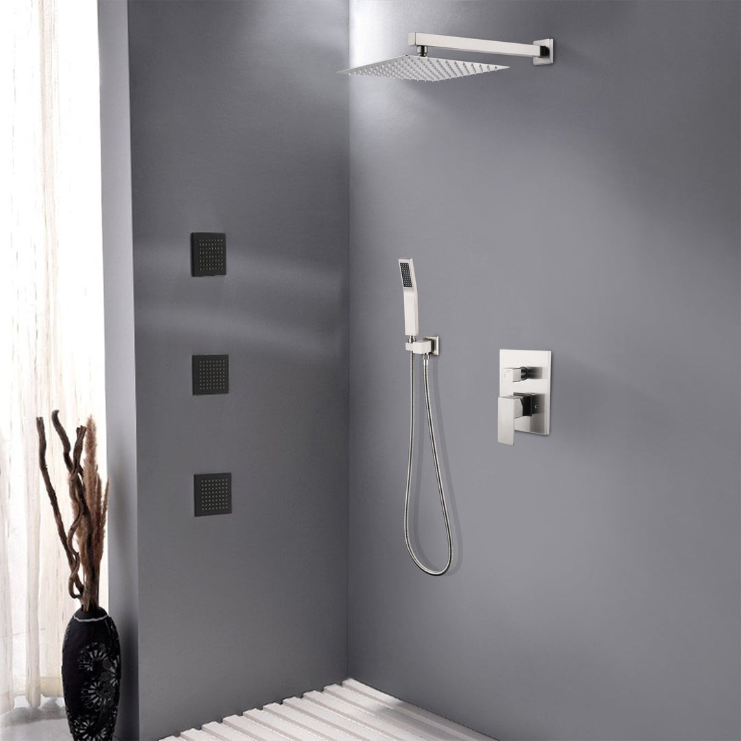 10 inch Spray Shower Head Mounted Shower System