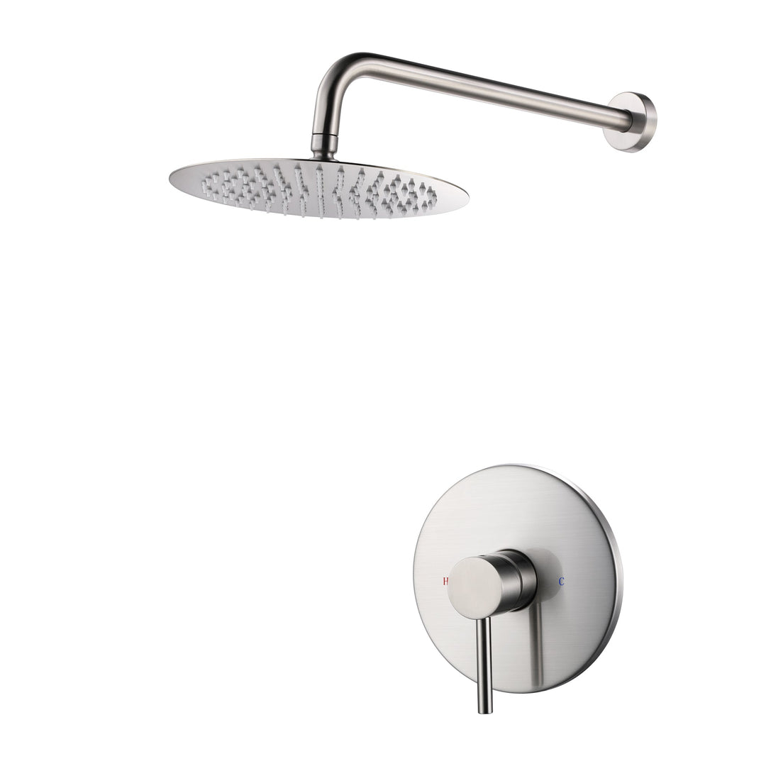10 inch Shower Head Concealed Valve Built-In Shower System