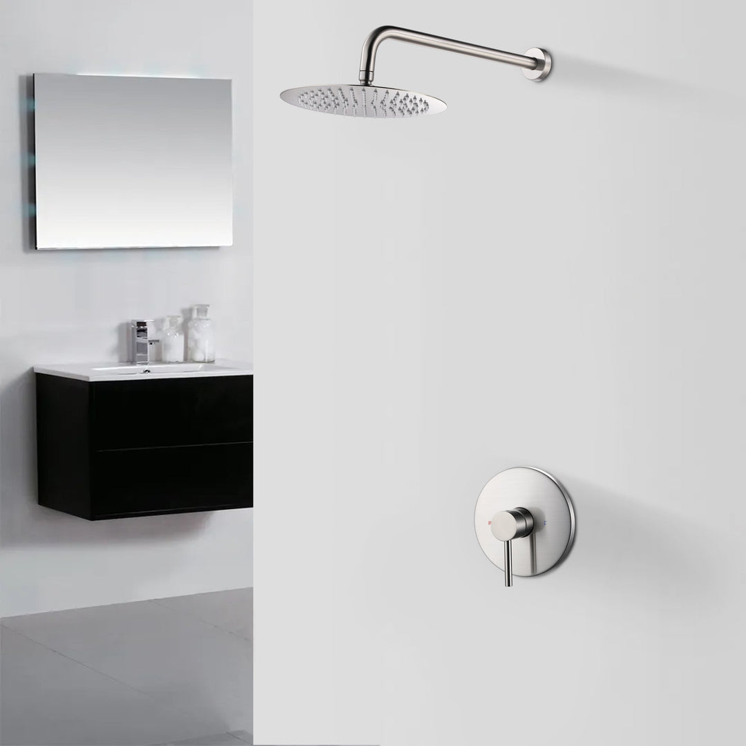 10 inch Shower Head Concealed Valve Built-In Shower System