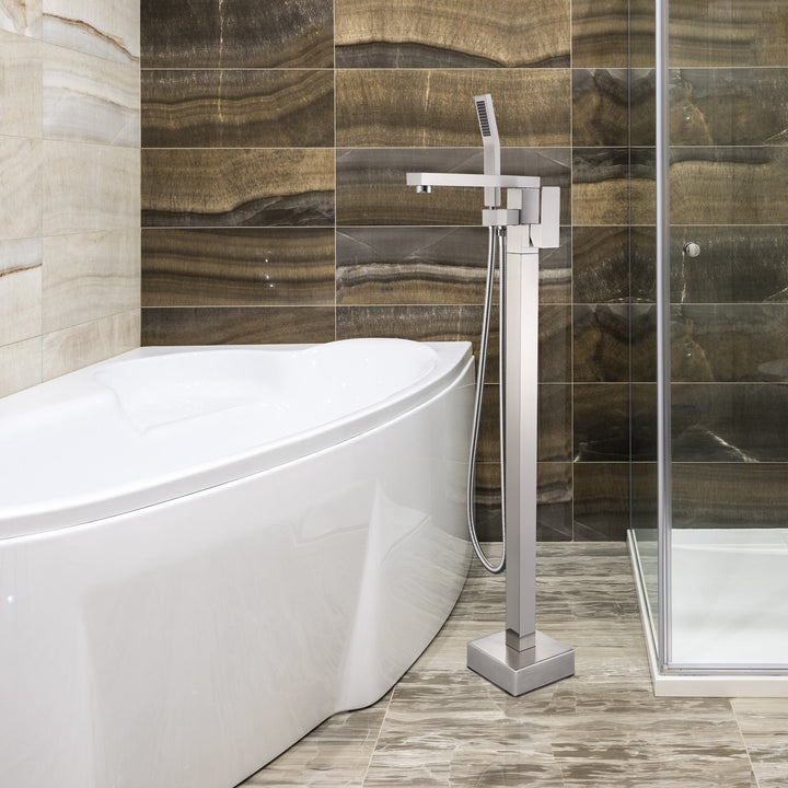 Single Handle Floor Mounted Freestanding Tub Filler