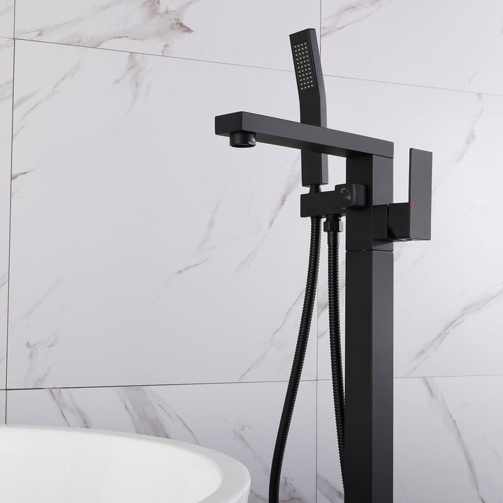 Single Handle Floor Mounted Freestanding Tub Filler