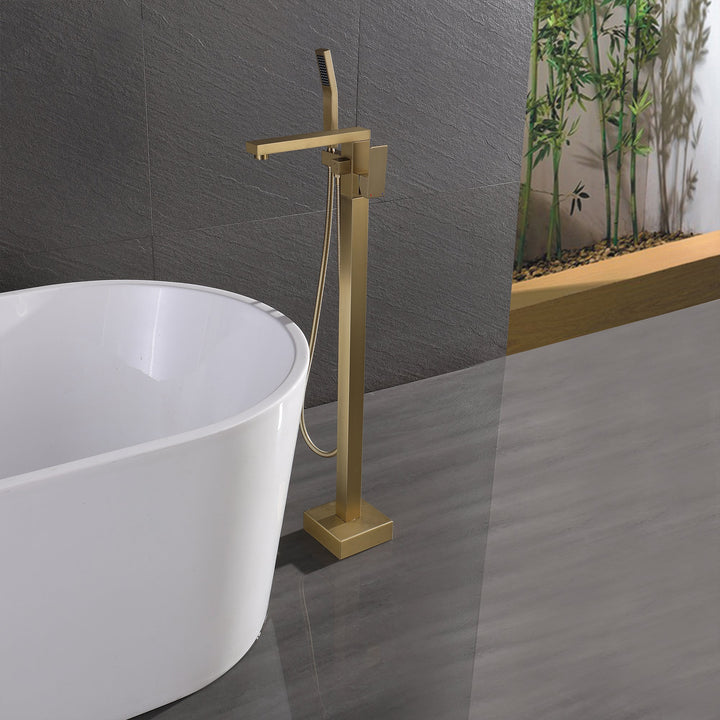 Single Handle Floor Mounted Freestanding Tub Filler