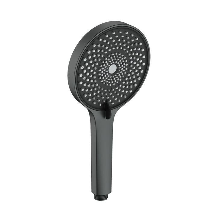 Wall-mounted round shower set with 6 spray patterns