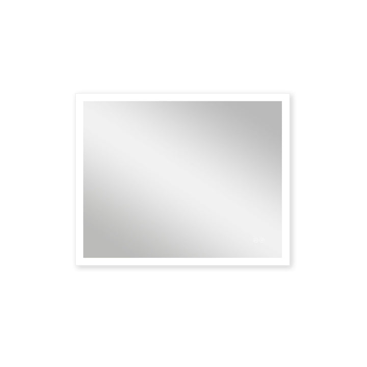 40 in. W x 32 in. H LED Lit Mirror Rectangular Fog Free Frameless Bathroom Vanity Mirror