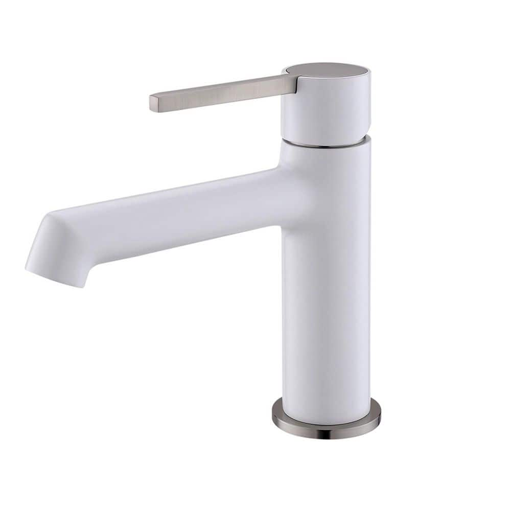 Single Handle Single Hole Bathroom Faucet with Spot Resistant