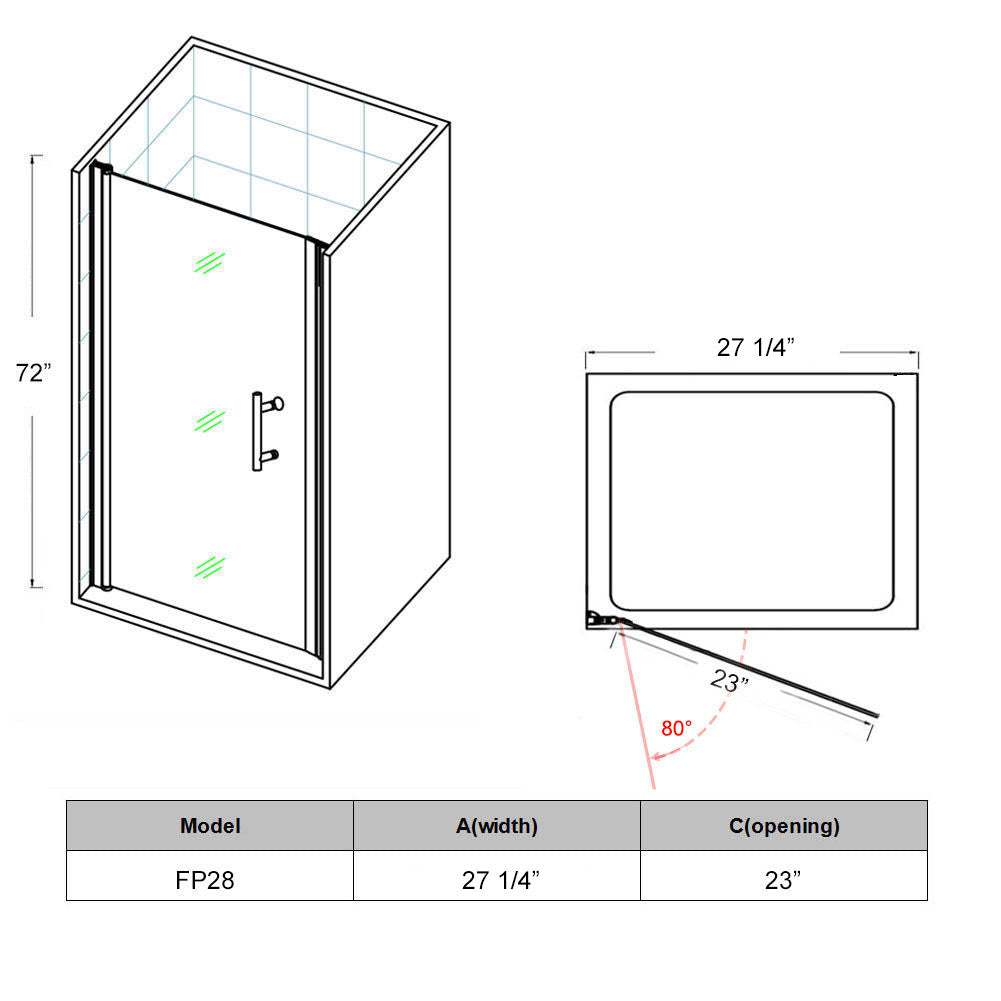 glass shower door hinges